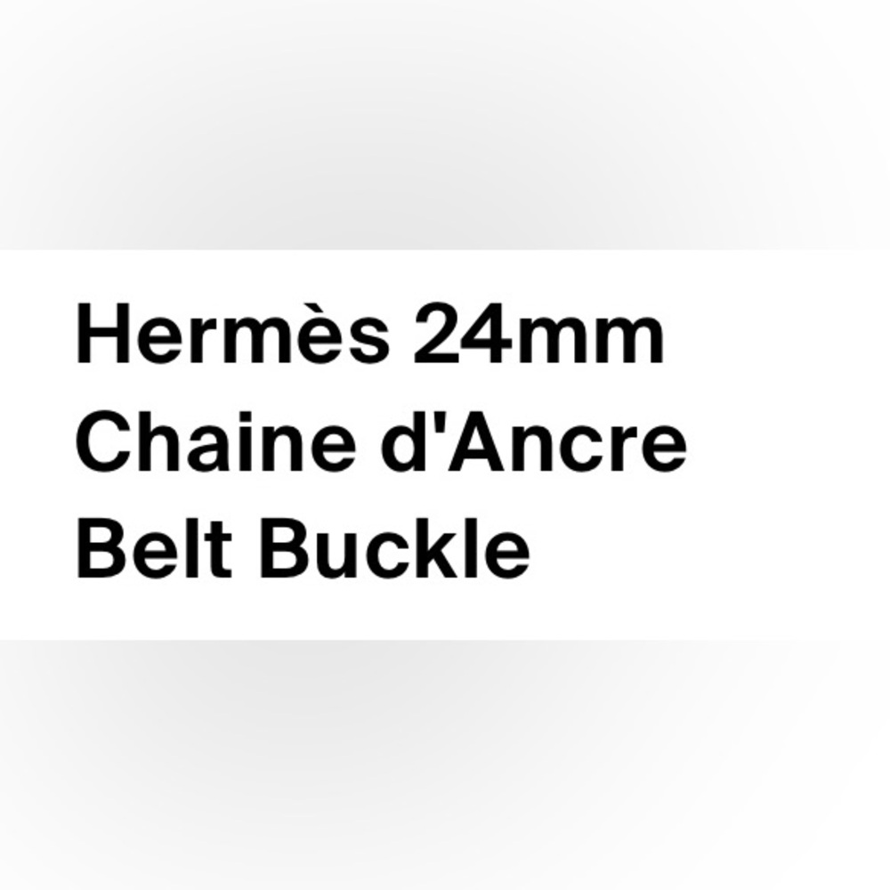 🌺RARE Hermes 24mm Chaine d’Ancre Gold Belt Buckle🌺 - Picture 4 of 6